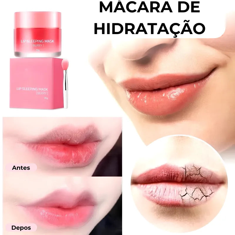 Máscara Labial de Frutas Vermelhas