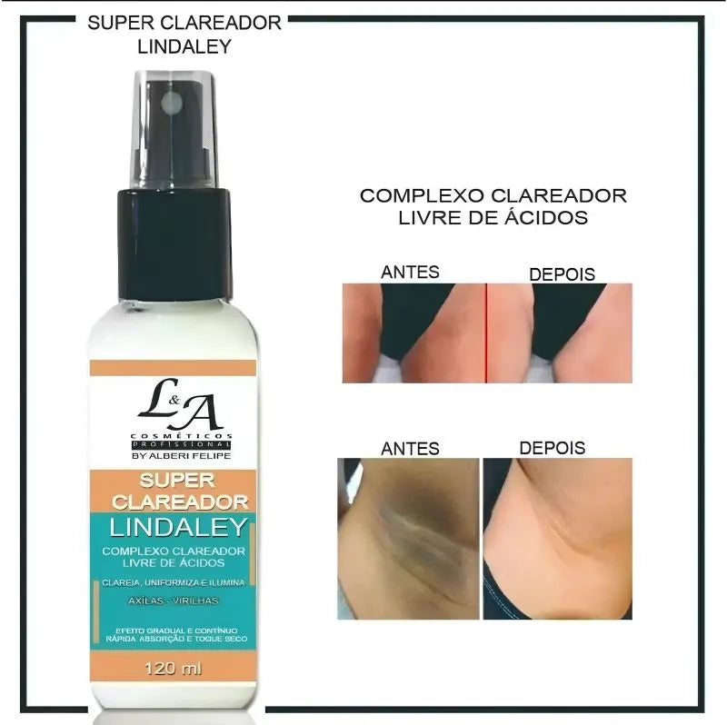 Spray Super Clareador Instantâneo para Axilas e Virilhas