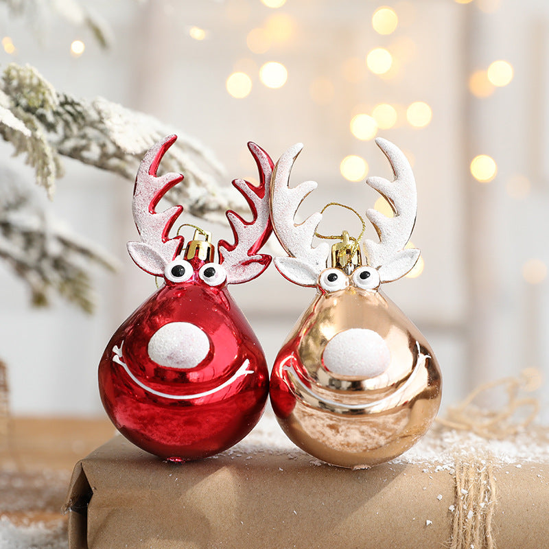 Conjunto de Bolas de Natal Decoradas