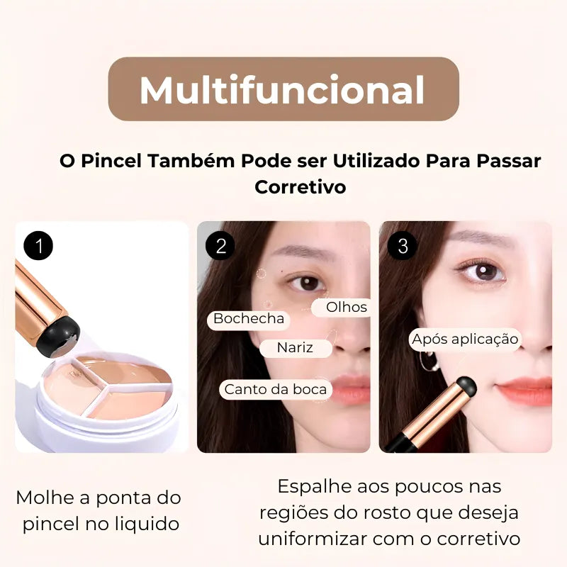 Pincel de Silicone Para Maquiagem