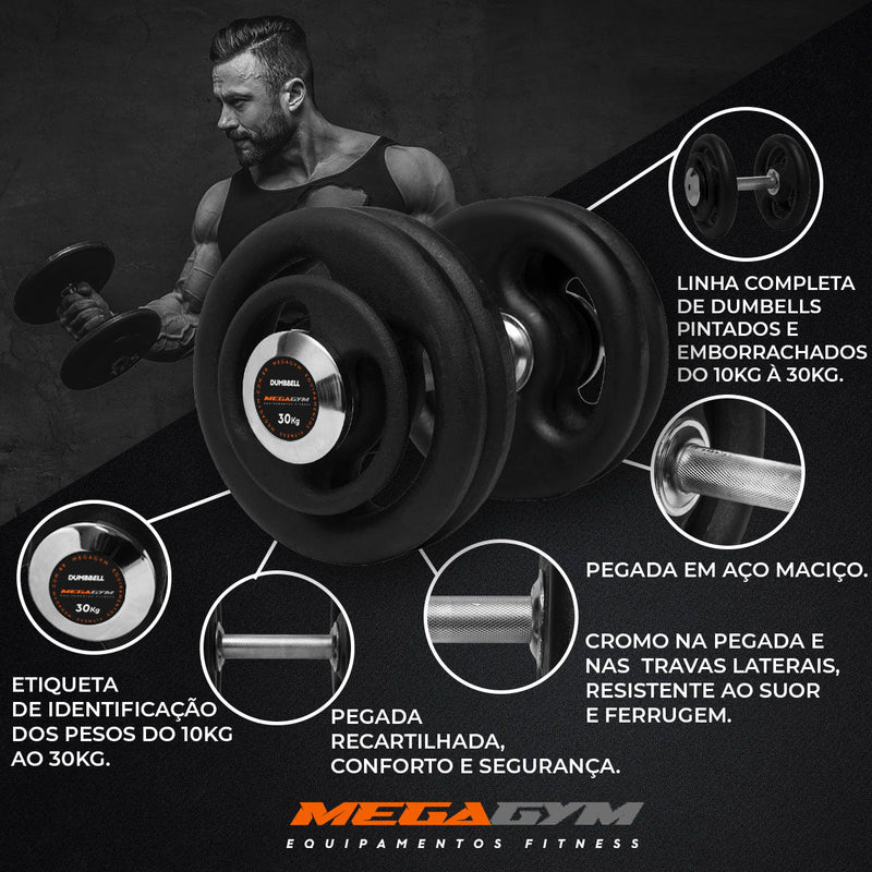 Halter 14kg Dumbbell Pintado