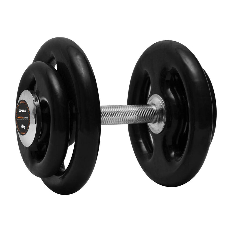 Halter 16kg Dumbbell Emborrachado