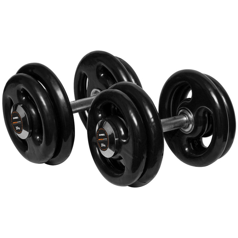 Halter 20kg Dumbbell Emborrachado