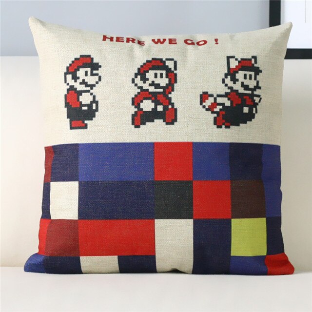 Capa de Almofada, Mario Bros ( Decoração criativa )