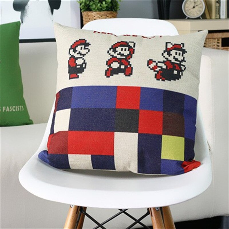 Capa de Almofada, Mario Bros ( Decoração criativa )