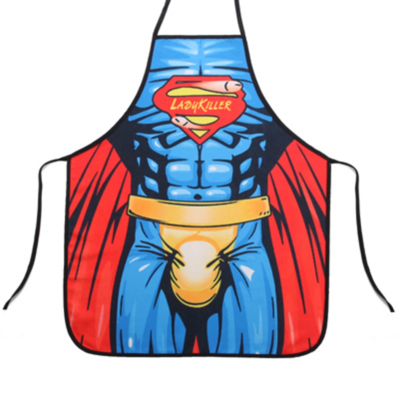 Avental de cozinha sexy engraçados e divertidos  tema super heroí entre outros