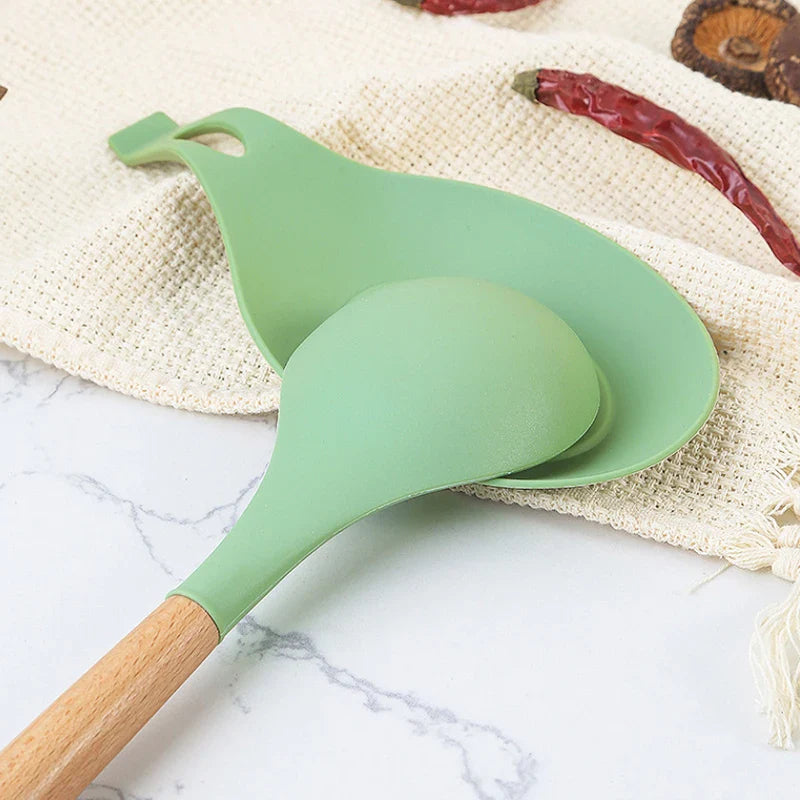 Utensílios de Cozinha em Silicone Minimalista