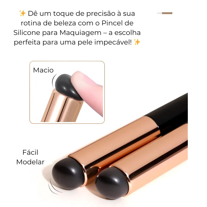 Pincel de Silicone Para Maquiagem