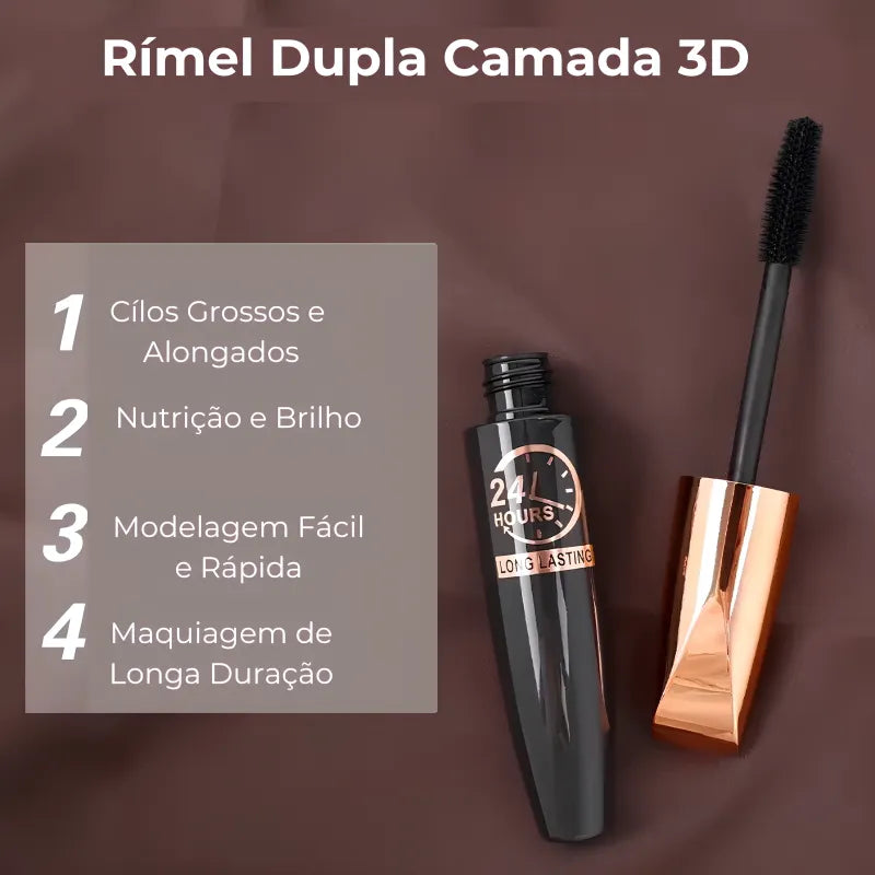 Rímel VolumeMax 5D – Alongamento à Prova d'Água