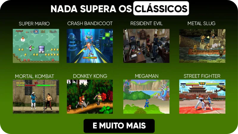 Video Game Retrô PlayNow - 10.000 jogos